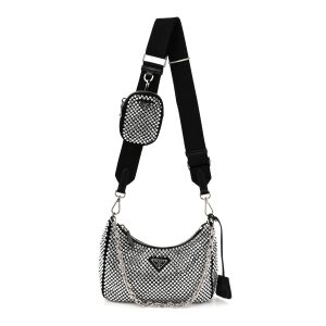Satin Crystal Re-Edition 2005 Shoulder Bag Cristal