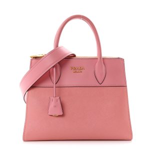 Saffiano City Calfskin Small Paradigme Bag Petalo