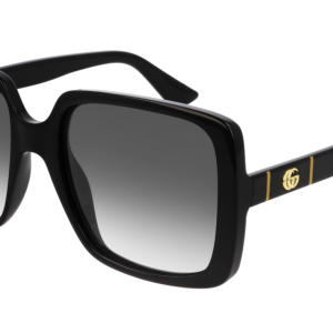 Gucci GG0632S Rectangular Marmont Logo Sunglasses in Black