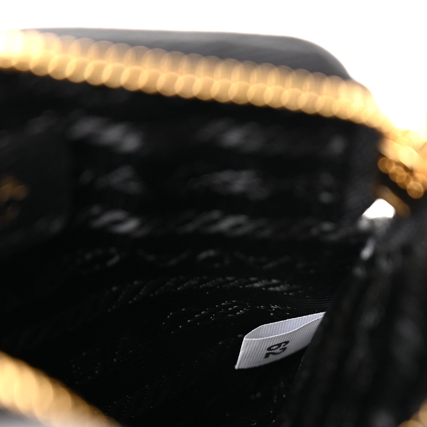 Saffiano Triangle Logo Card Holder With Strap Black - Image 7