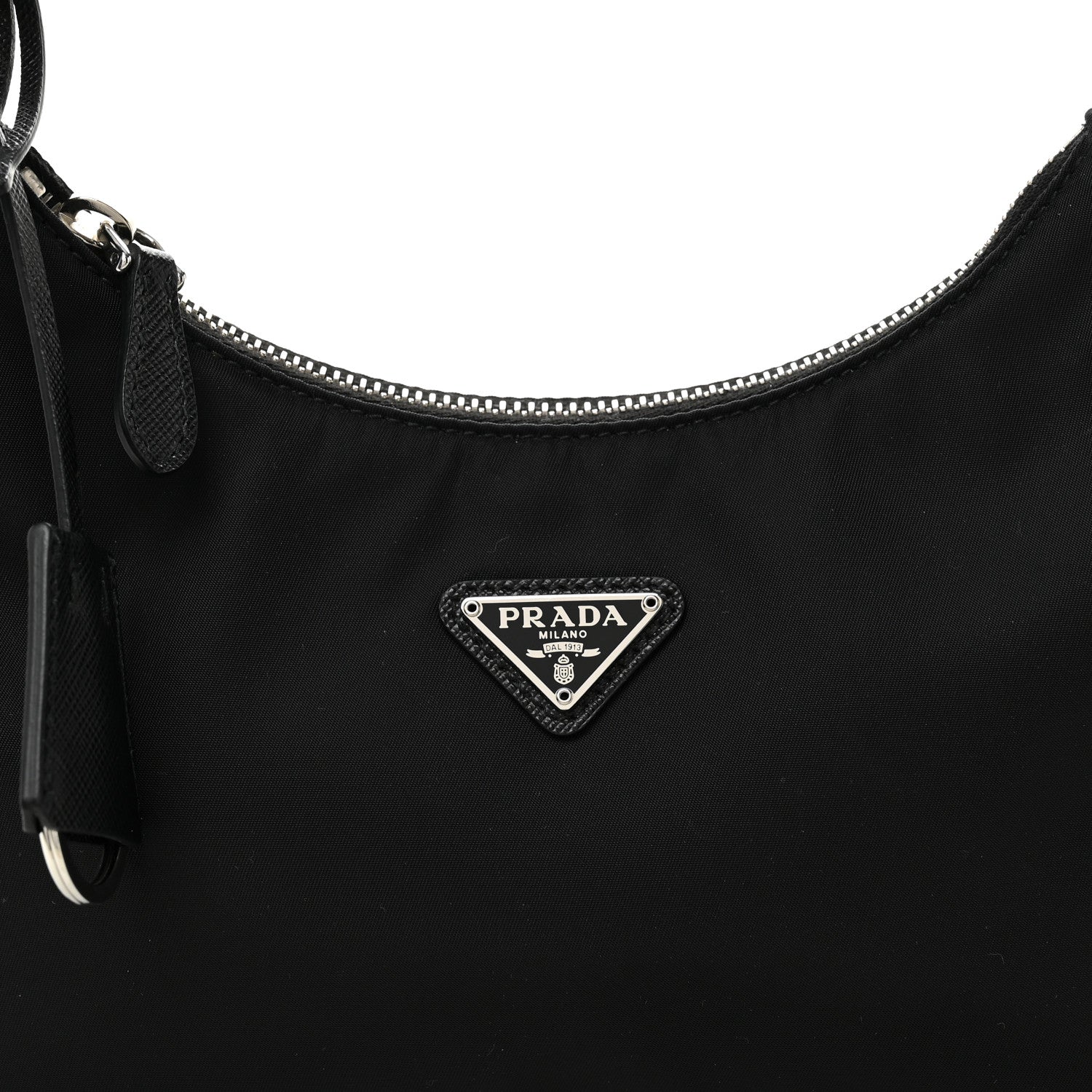 Tessuto Nylon Saffiano Mini Re-Edition 2005 Bag Black - 图片 9