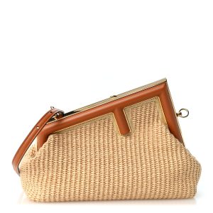 Paglia Chicco Diriso Nappa Small Fendi First Alchemy Brandy