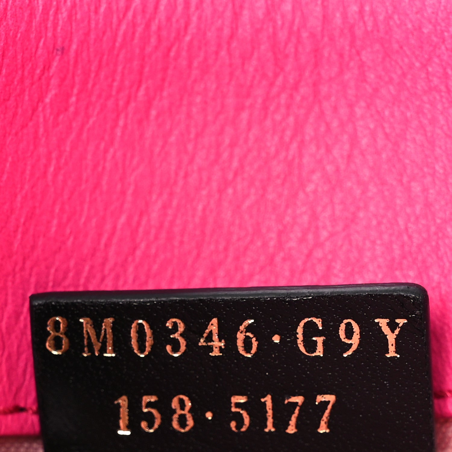 Vitello Flamingo Tube Wallet on Chain Fuchsia - Image 7