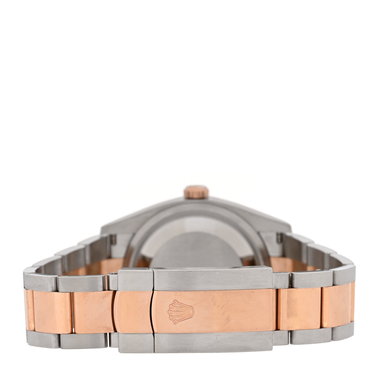 Stainless Steel 18K Everose Gold 36mm Oyster Perpetual Datejust Watch Slate 126231 - Image 3