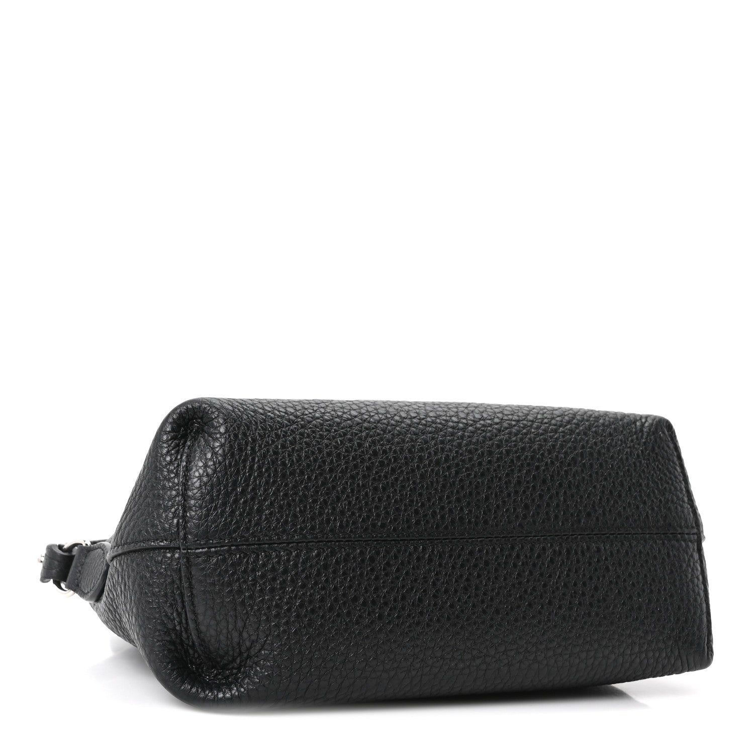 Cuoio Romano Selleria Sintetica Tape Stitch Mini By The Way Boston Bag Black - Image 4