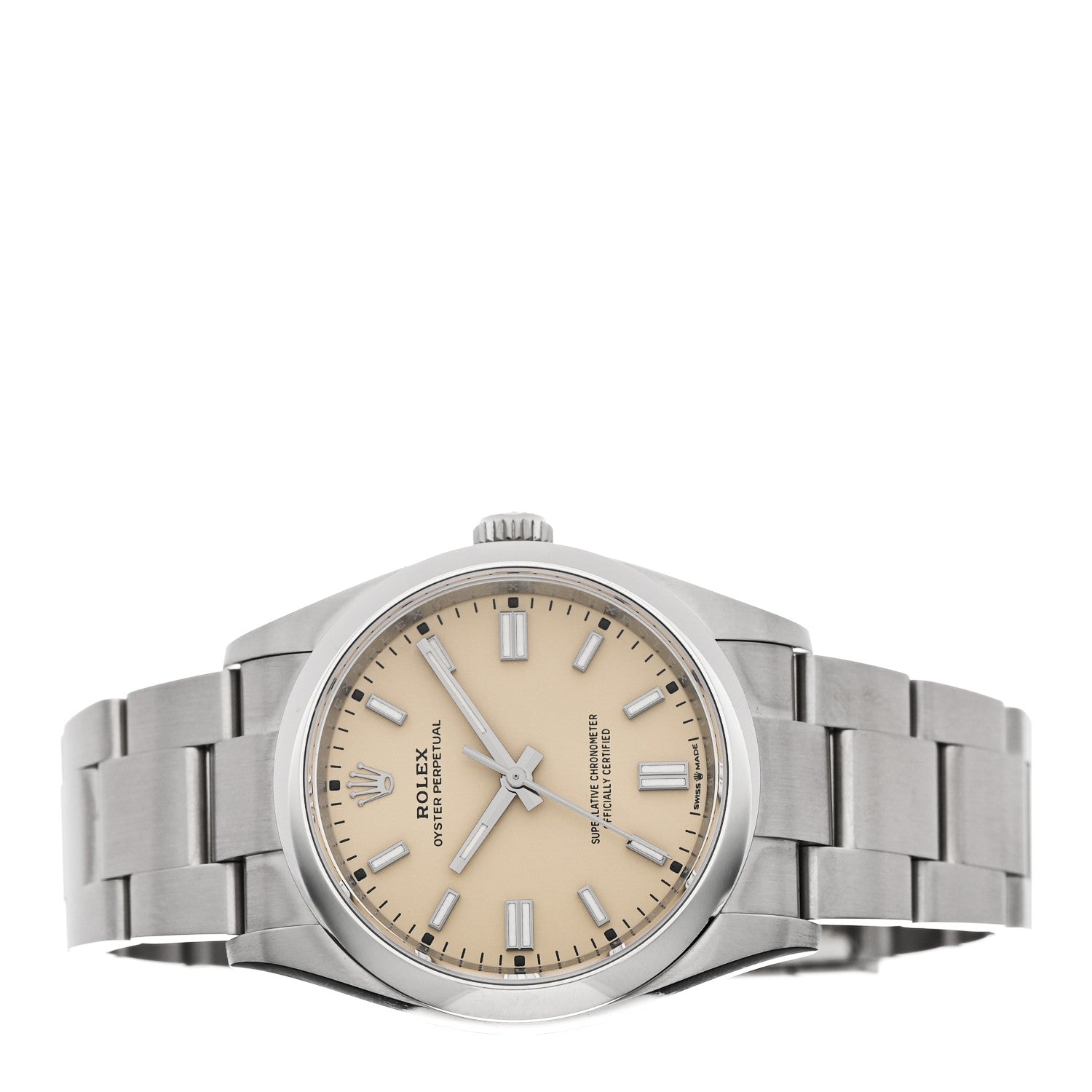 Stainless Steel 36mm Oyster Perpetual Watch Beige 126000 - Image 2
