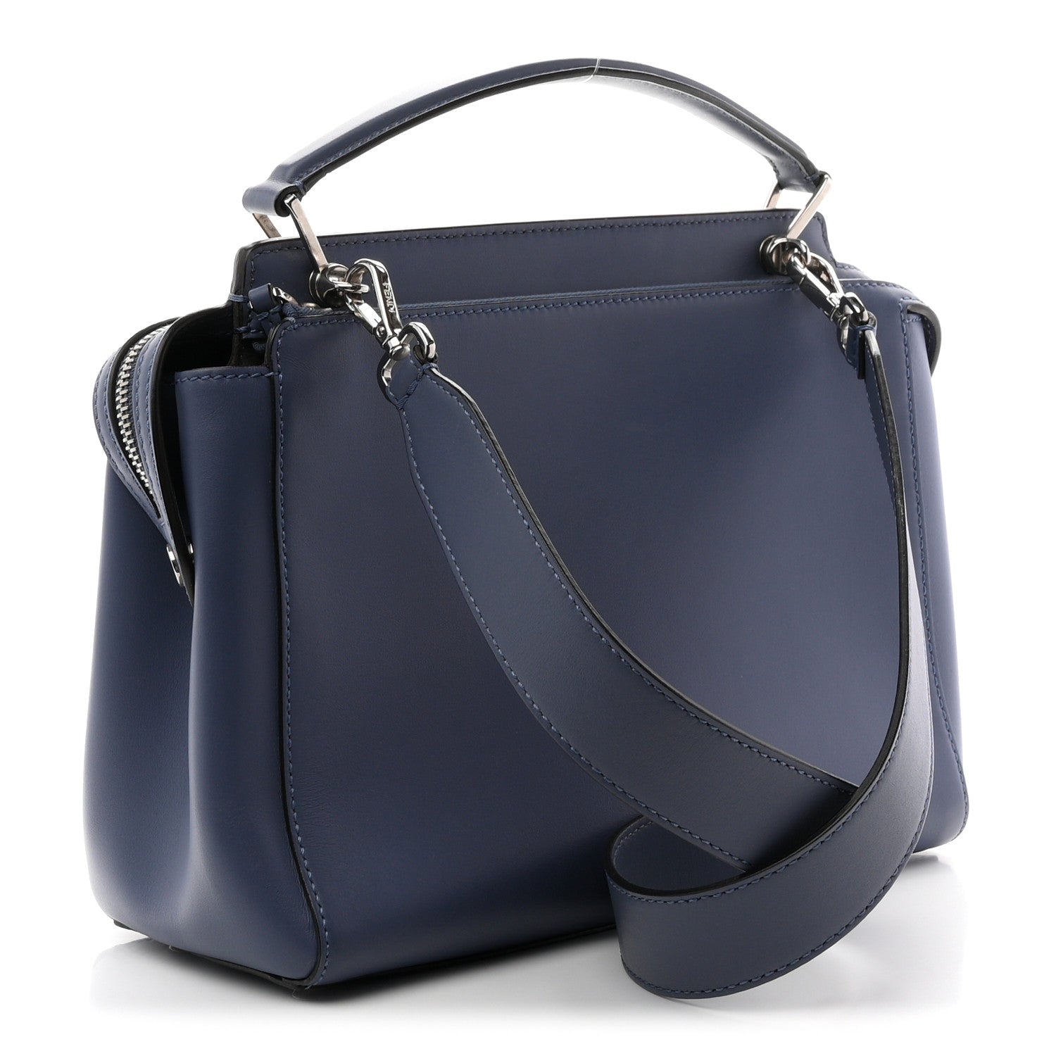 Vitello Baltico Dolce DotCom Satchel Blue - Image 4