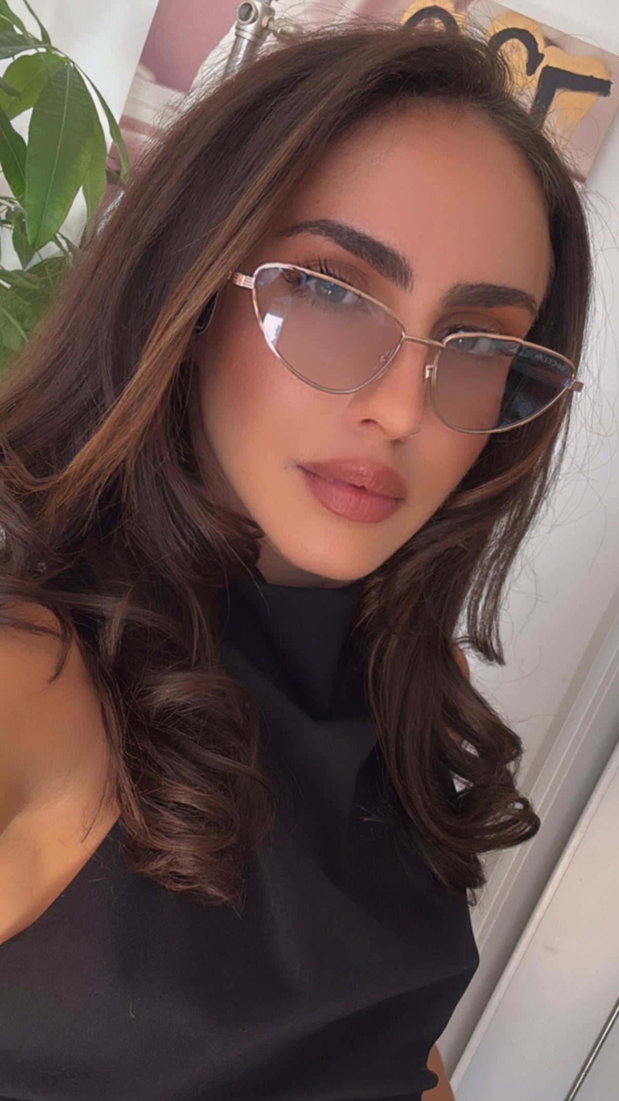Gucci GG1879S Metal Cat Eye Sunglasses in Gold Photochromic - 图片 2