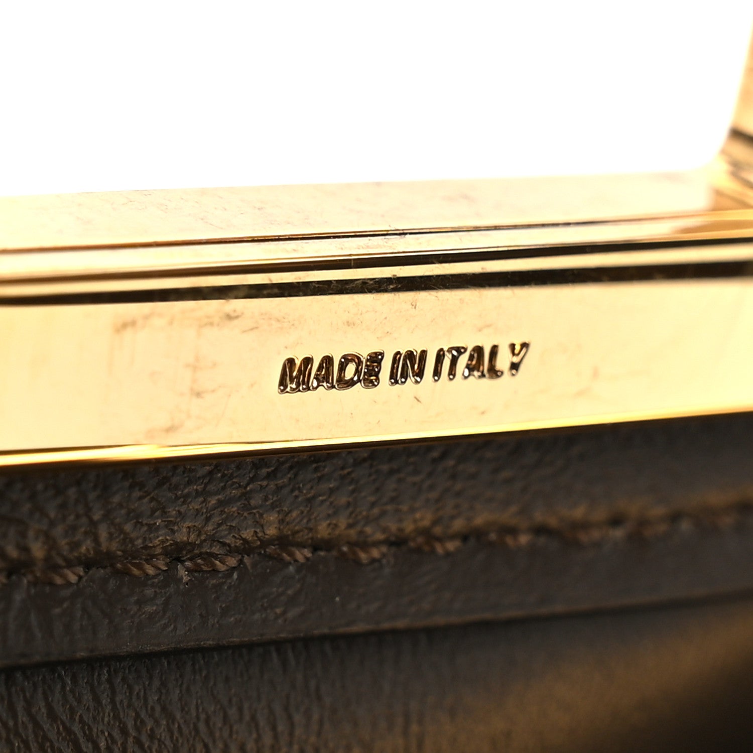 Glazed Fabric Vitello FF 1974 Hairdo Girls Inlay Medium Peekaboo Iconic Satchel Mogano Panna Multicolor - Image 8
