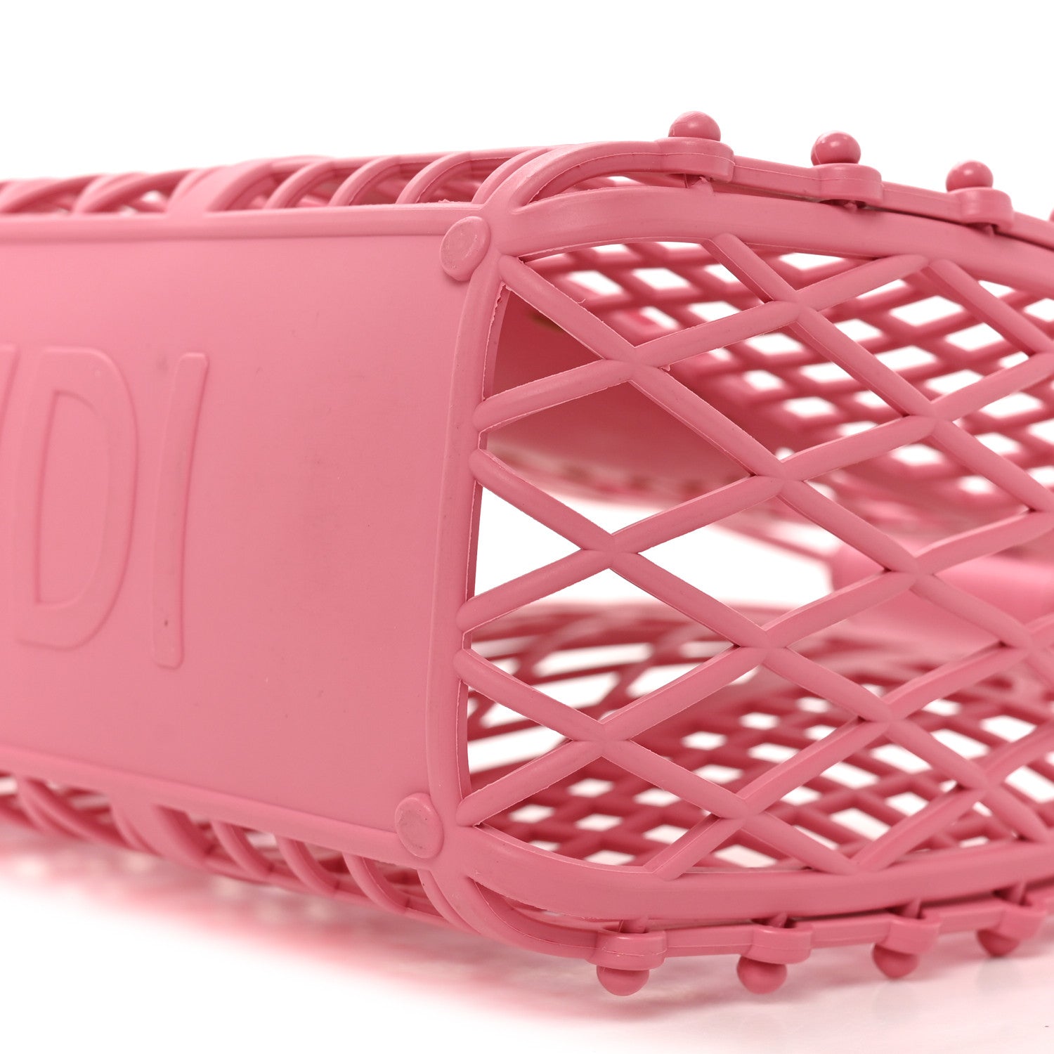 Recycled Plastic Vitello Liberty Matte Small Fendi Basket Rosa - Image 11