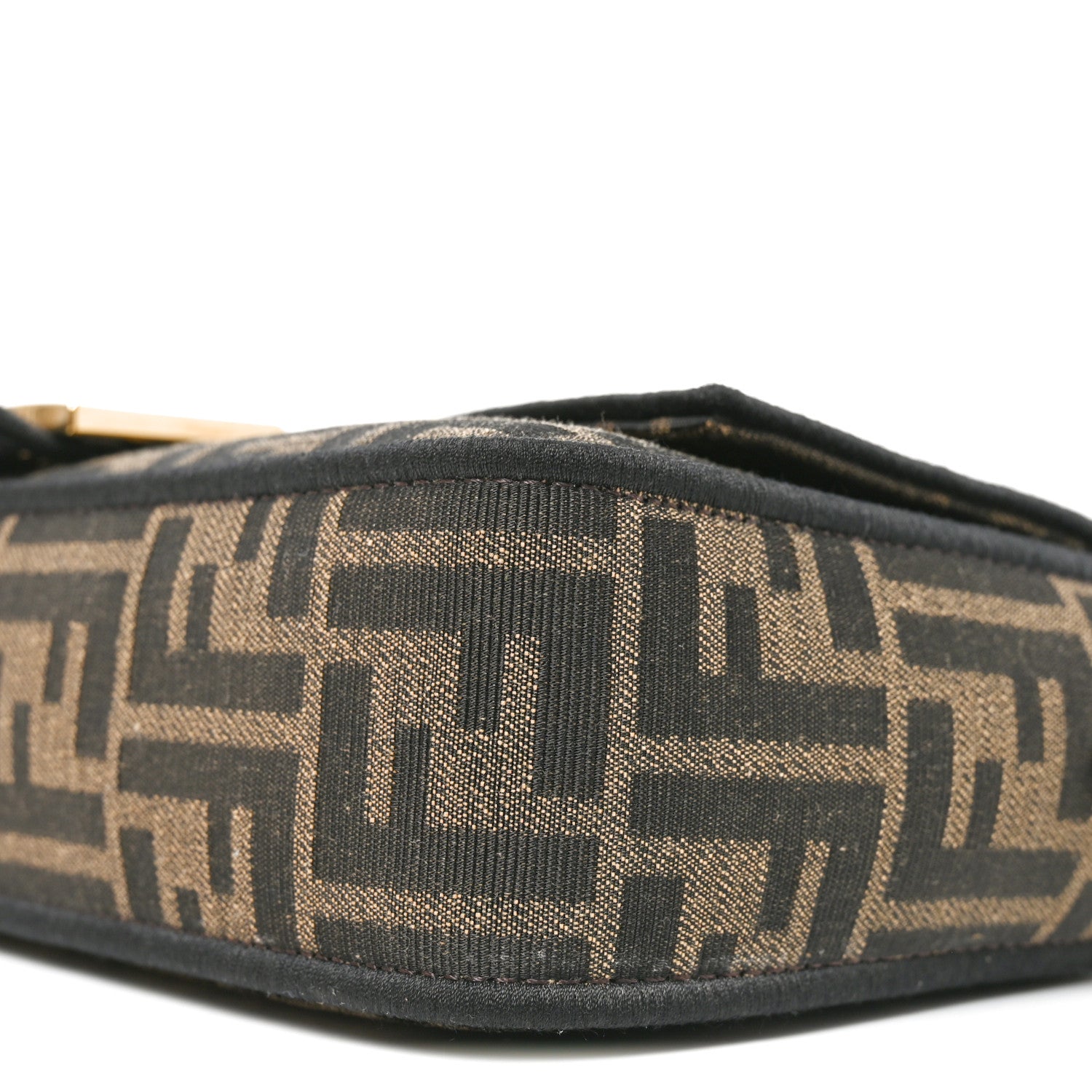 Fabric Jacquard FF 1974 Medium Baguette Tobacco Moro Black - Image 18