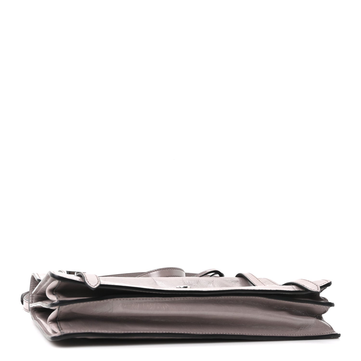 Glossy Calfskin Medium Sound Shoulder Bag Peltro - 图片 4