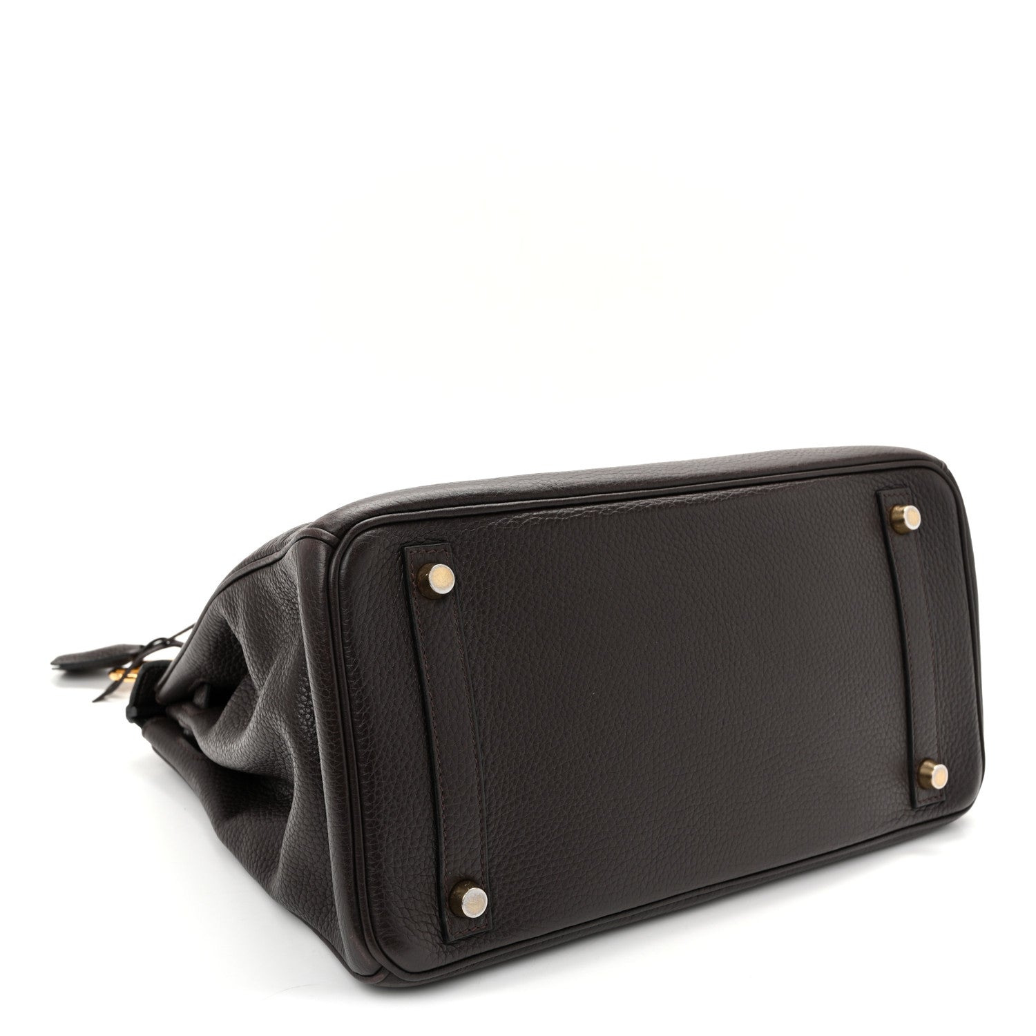 Taurillon Clemence Birkin 30 Chocolate - Image 4