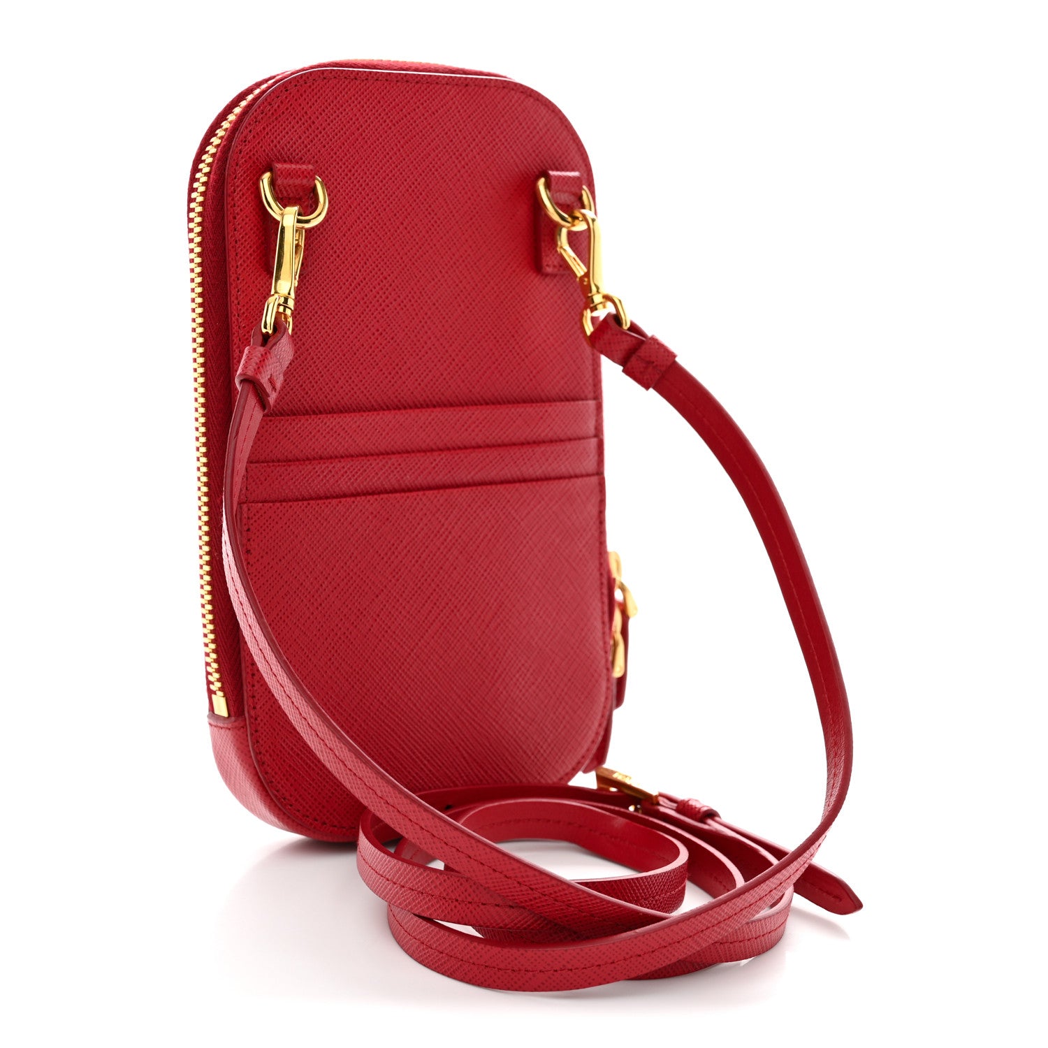 Saffiano Triangle Phone Case Fuoco - 图片 3