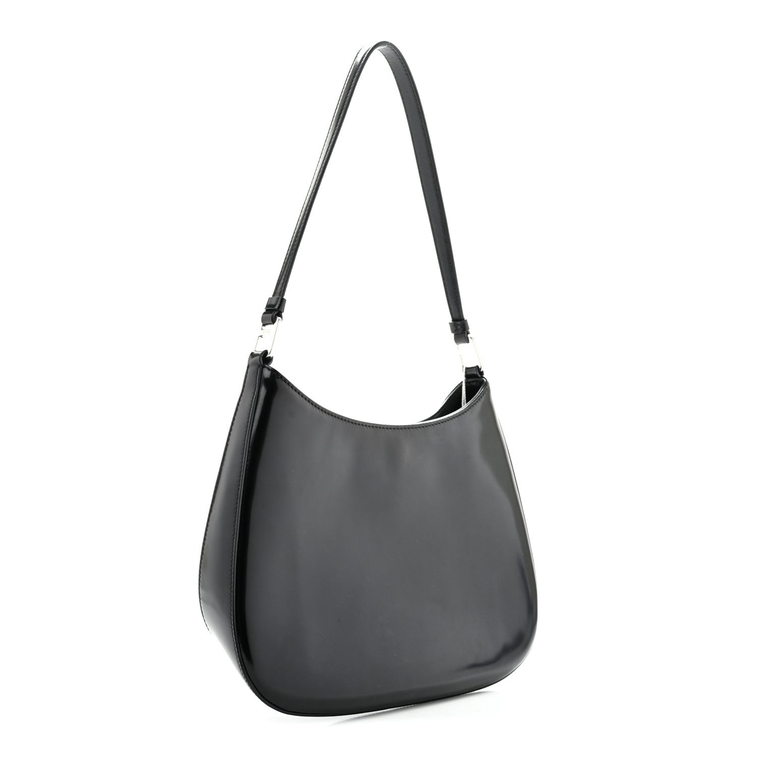 Spazzolato Cleo Shoulder Bag Black - Image 3