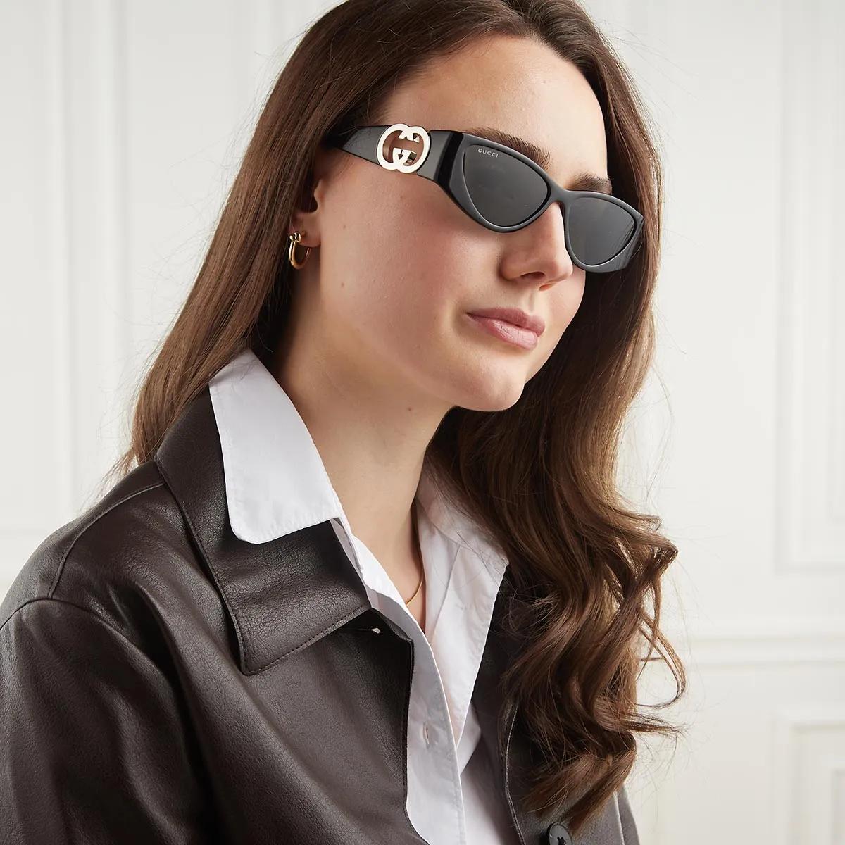 Gucci GG1824S Cat Eye Sunglasses in Black Silver - 图片 2