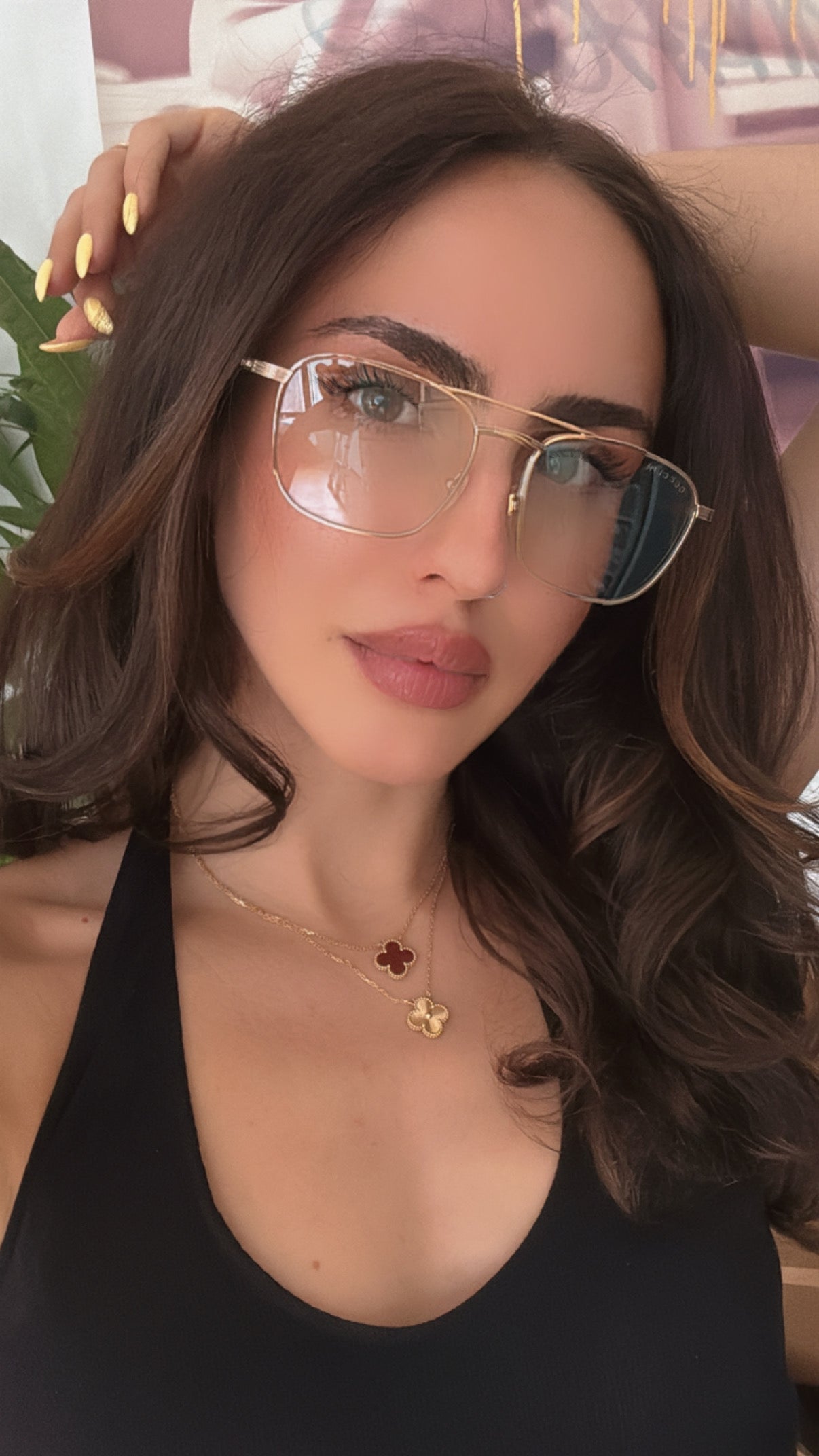 Gucci GG1881S Metal Pilot Sunglasses in Gold Photochromic - 图片 2