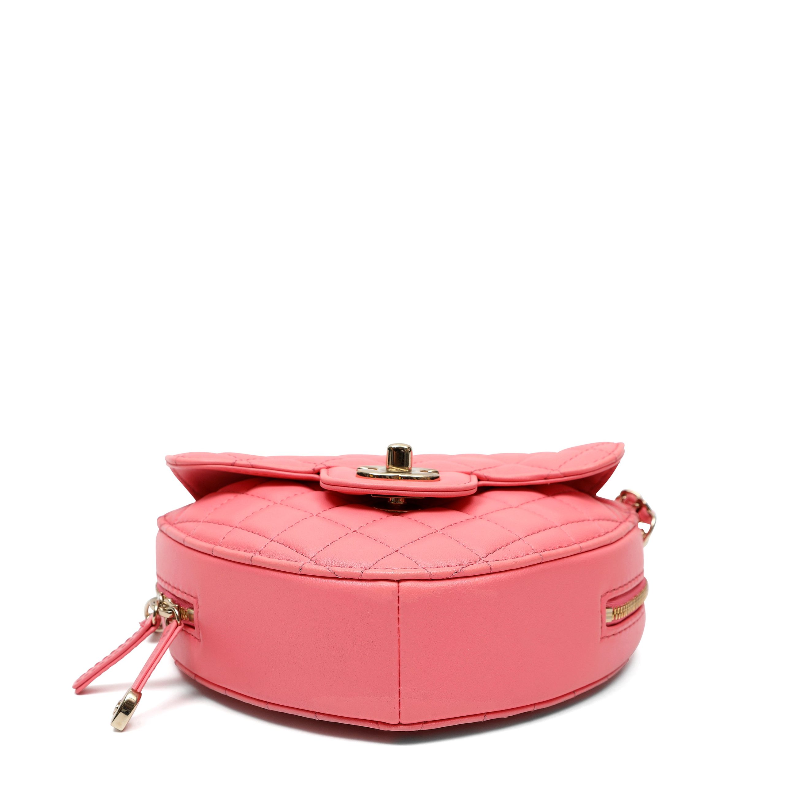 Chanel 2022 CC In Love Large Heart Bag Pink w/Gold Hardware - 图片 7