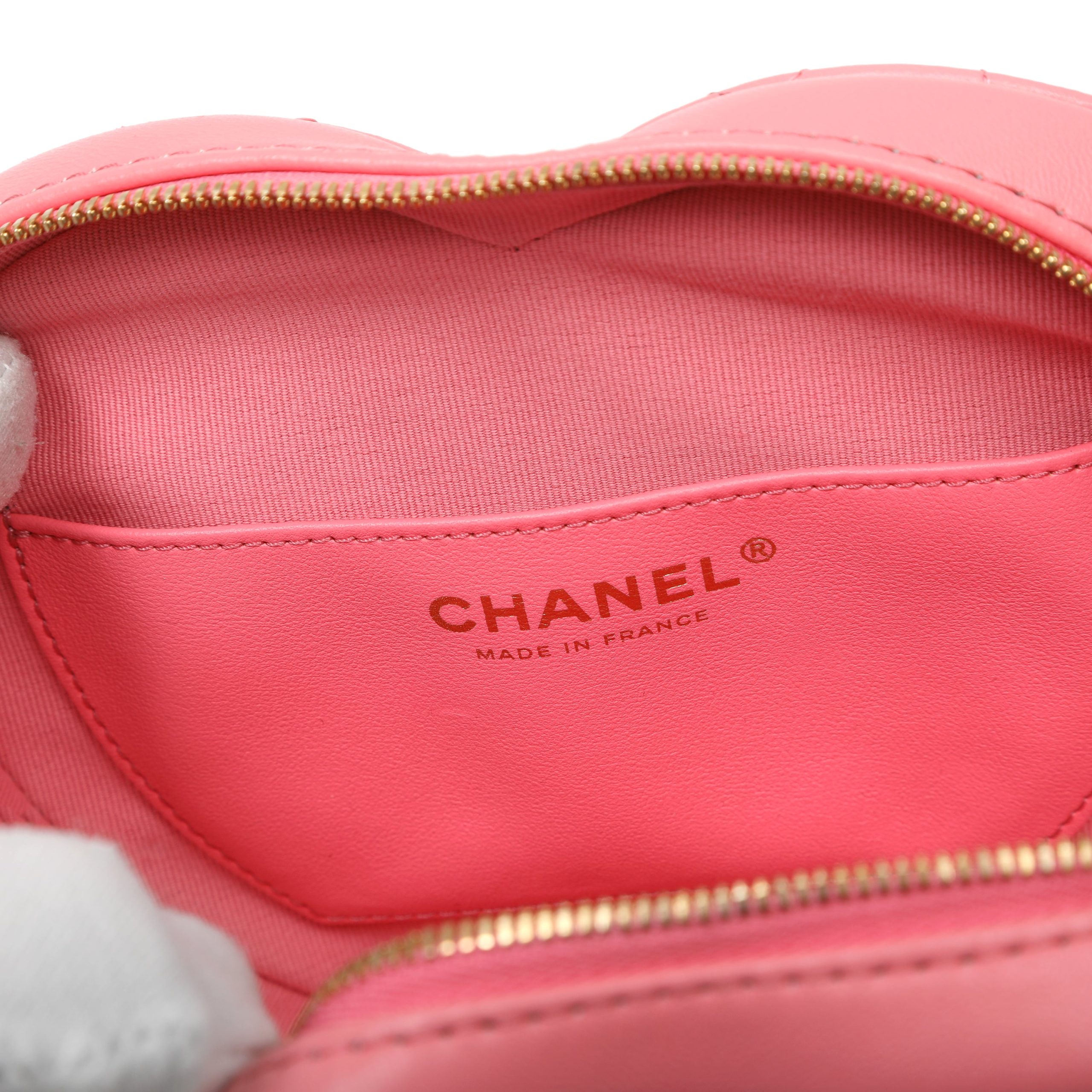 Chanel 2022 CC In Love Large Heart Bag Pink w/Gold Hardware - 图片 10