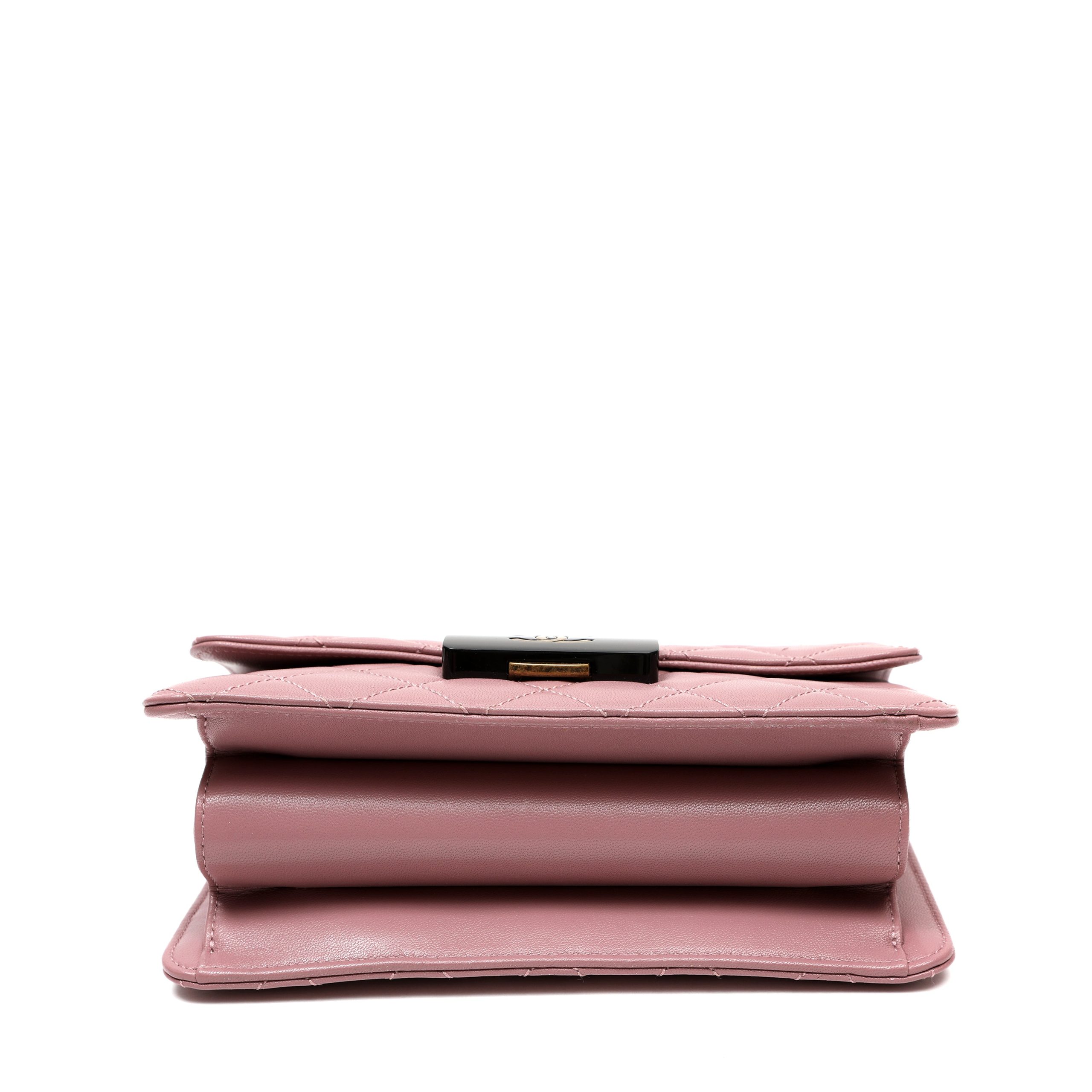 Chanel Small Beauty Lock Flap Bag Pink Quilted Lambskin w/Gold Hardware - 图片 9