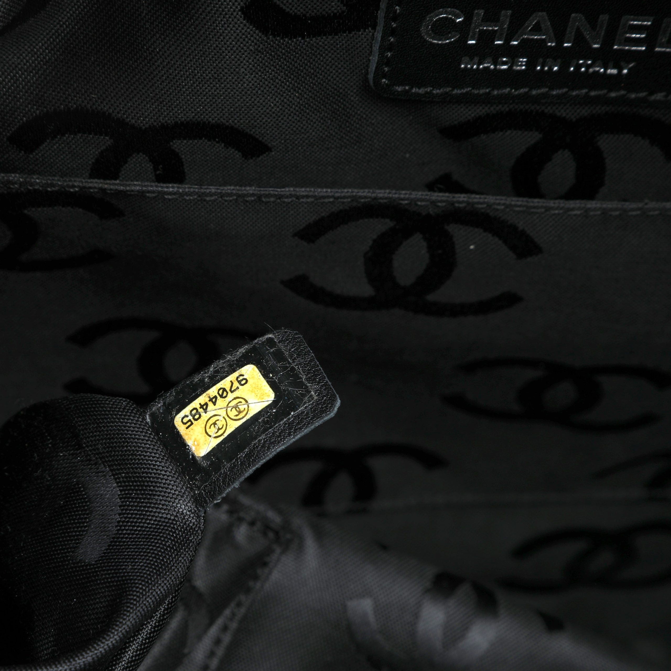 Chanel Cambon Reporter Bag Beige Quilted Leather w/CC Logo Silver Hardware - 图片 7