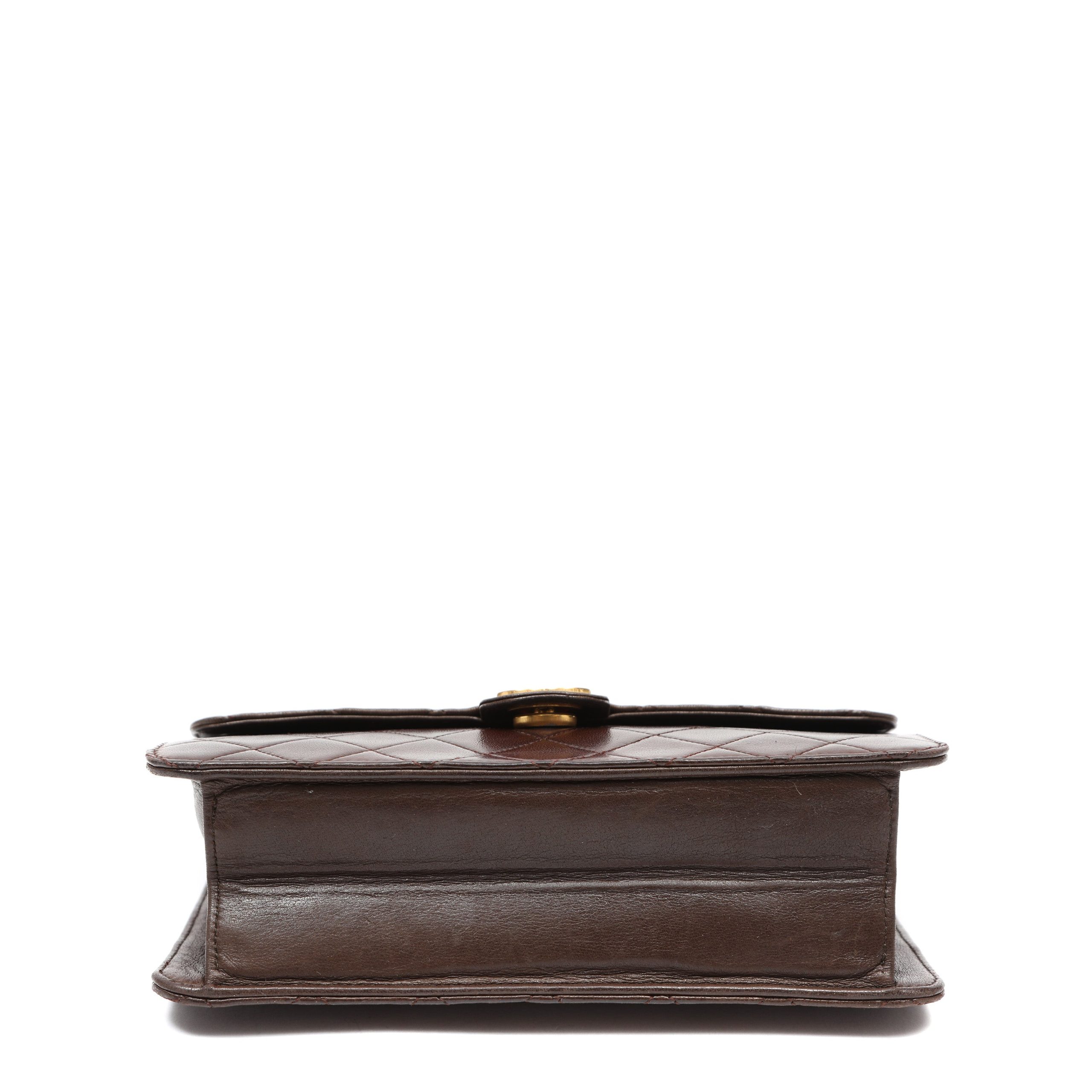 Chanel Timeless Quilted Lambskin Brown Leather w/Gold Hardware - 图片 6