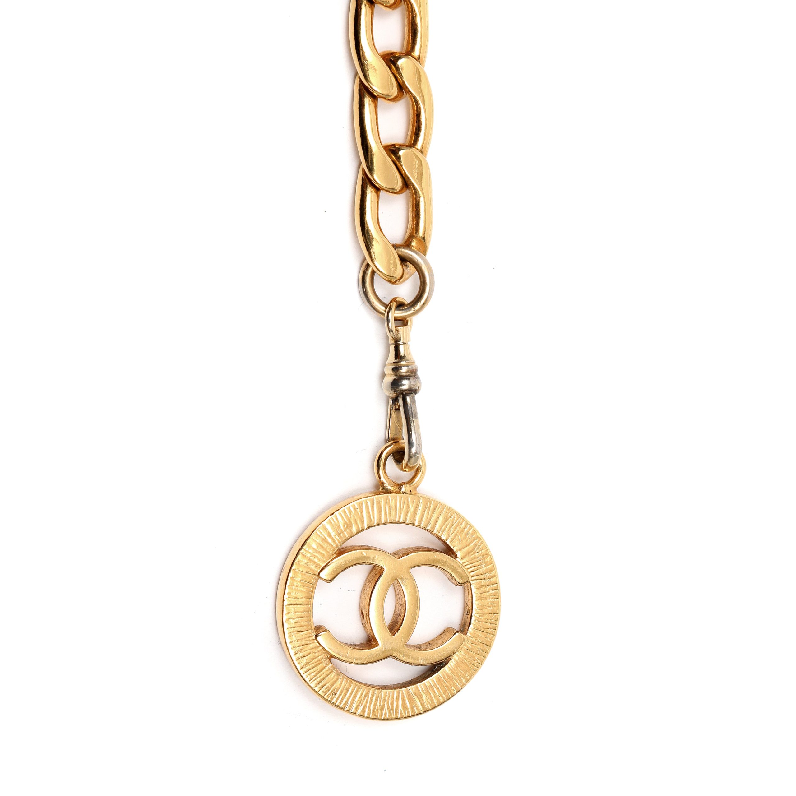 Chanel Vintage Gold Medallion Chain-Link Belt - 图片 5