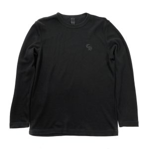Chrome Heart CH Logo Waffle Long Sleeve Black (Medium)