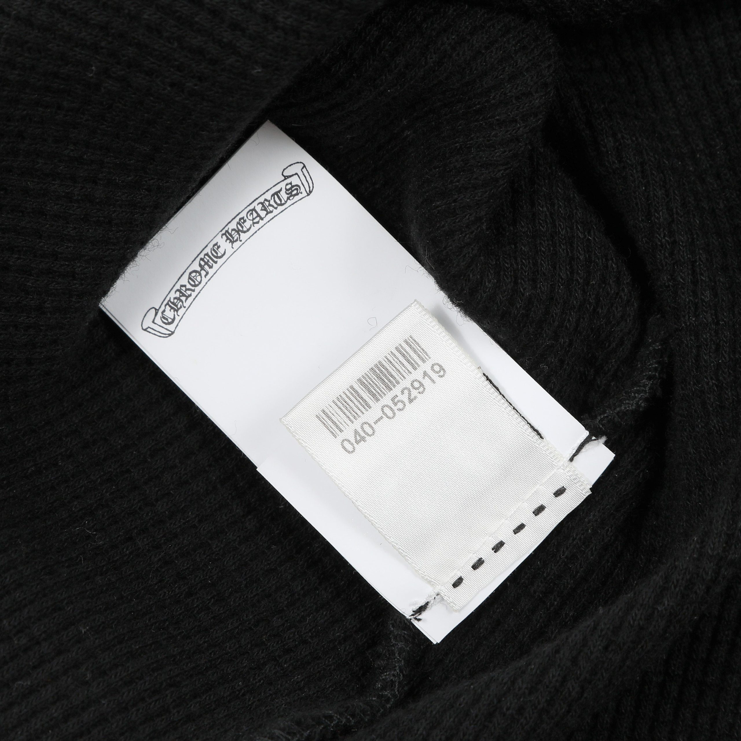Chrome Heart CH Logo Waffle Long Sleeve Black (Medium) - 图片 9