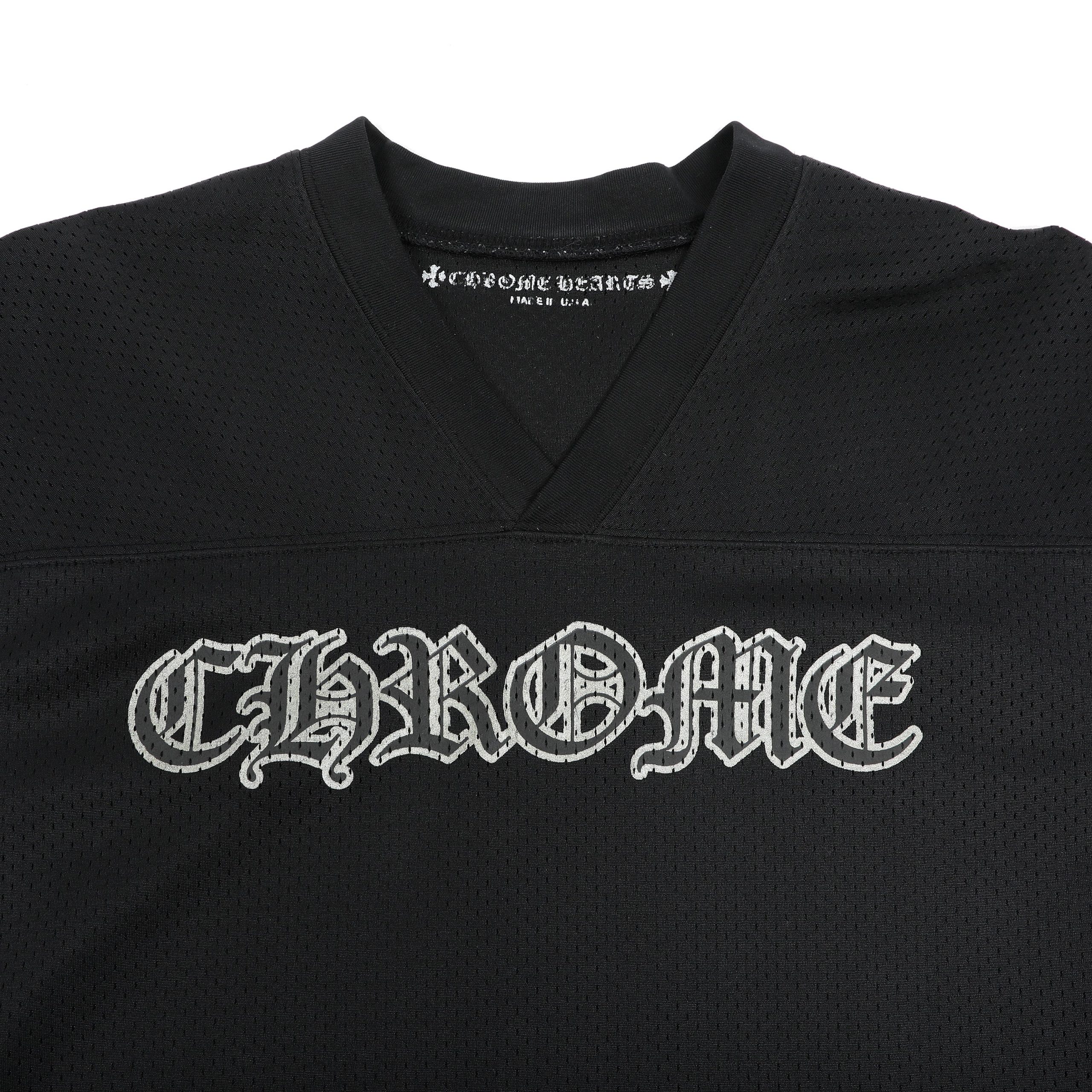 Chrome Hearts Black Mesh Stadium Football Jersey (Small) - 图片 3
