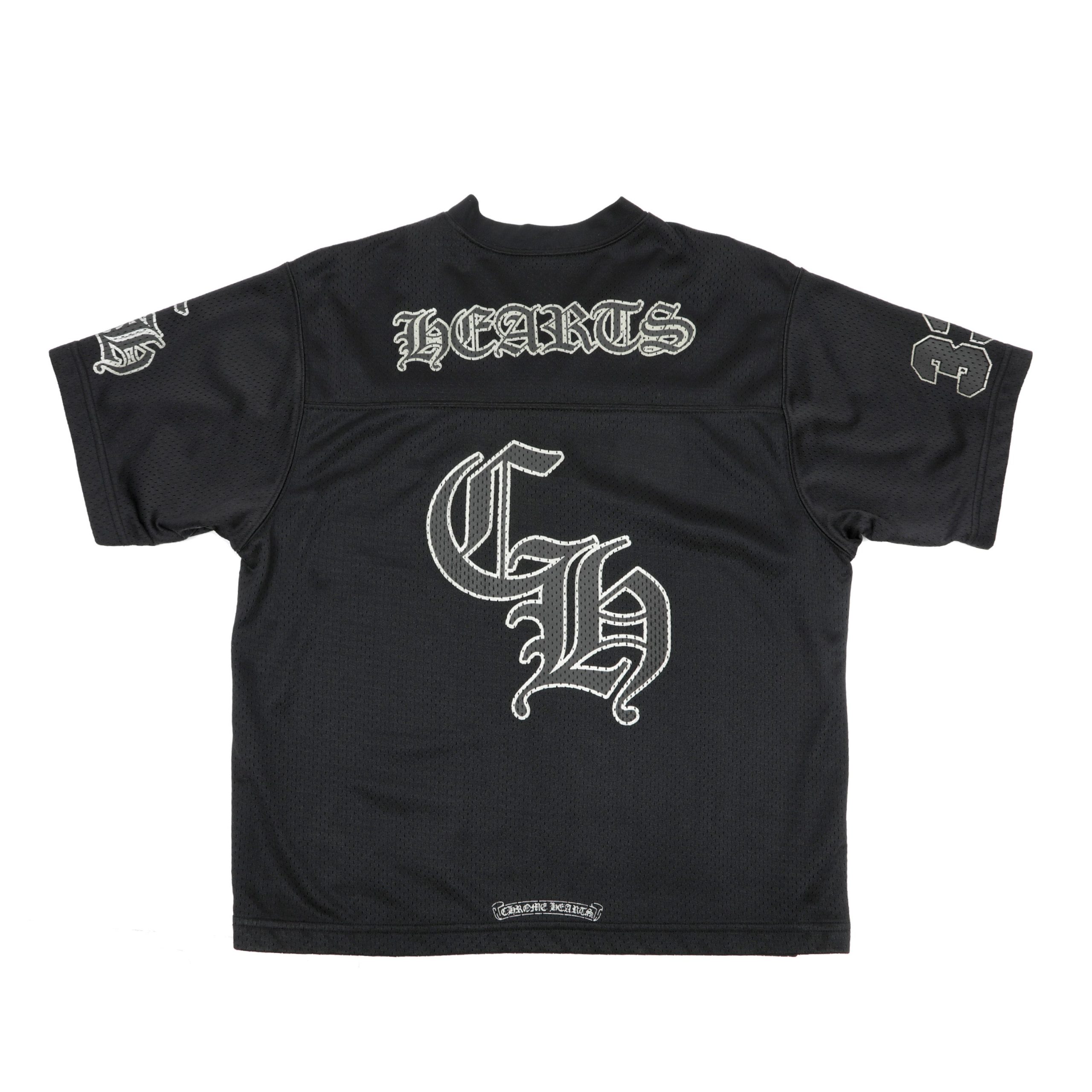 Chrome Hearts Black Mesh Stadium Football Jersey (Small) - 图片 2