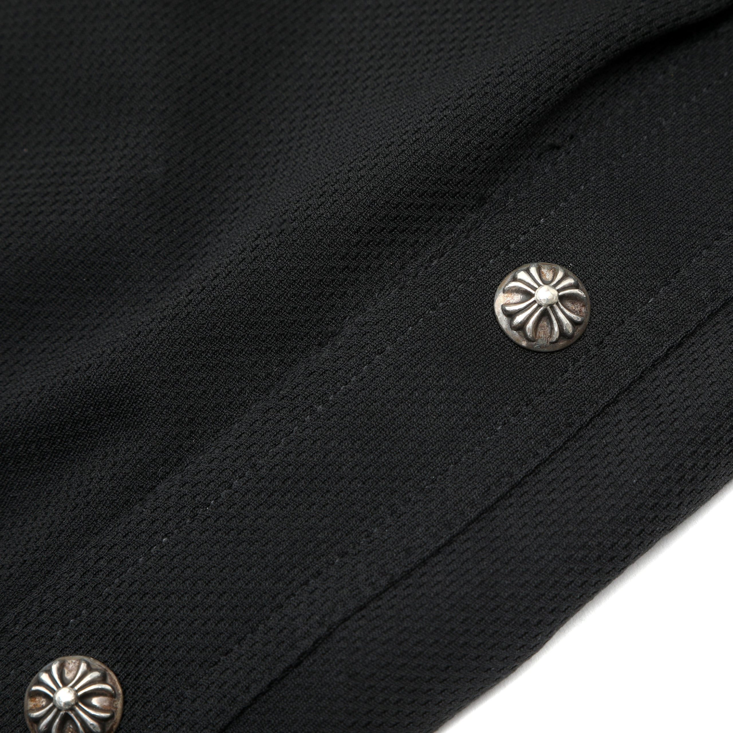 Chrome Hearts Black Snap Button Tearaway Track Pant (Medium) - 图片 6