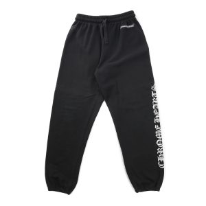 Chrome Hearts Black Cotton Sweatpants New (Large)