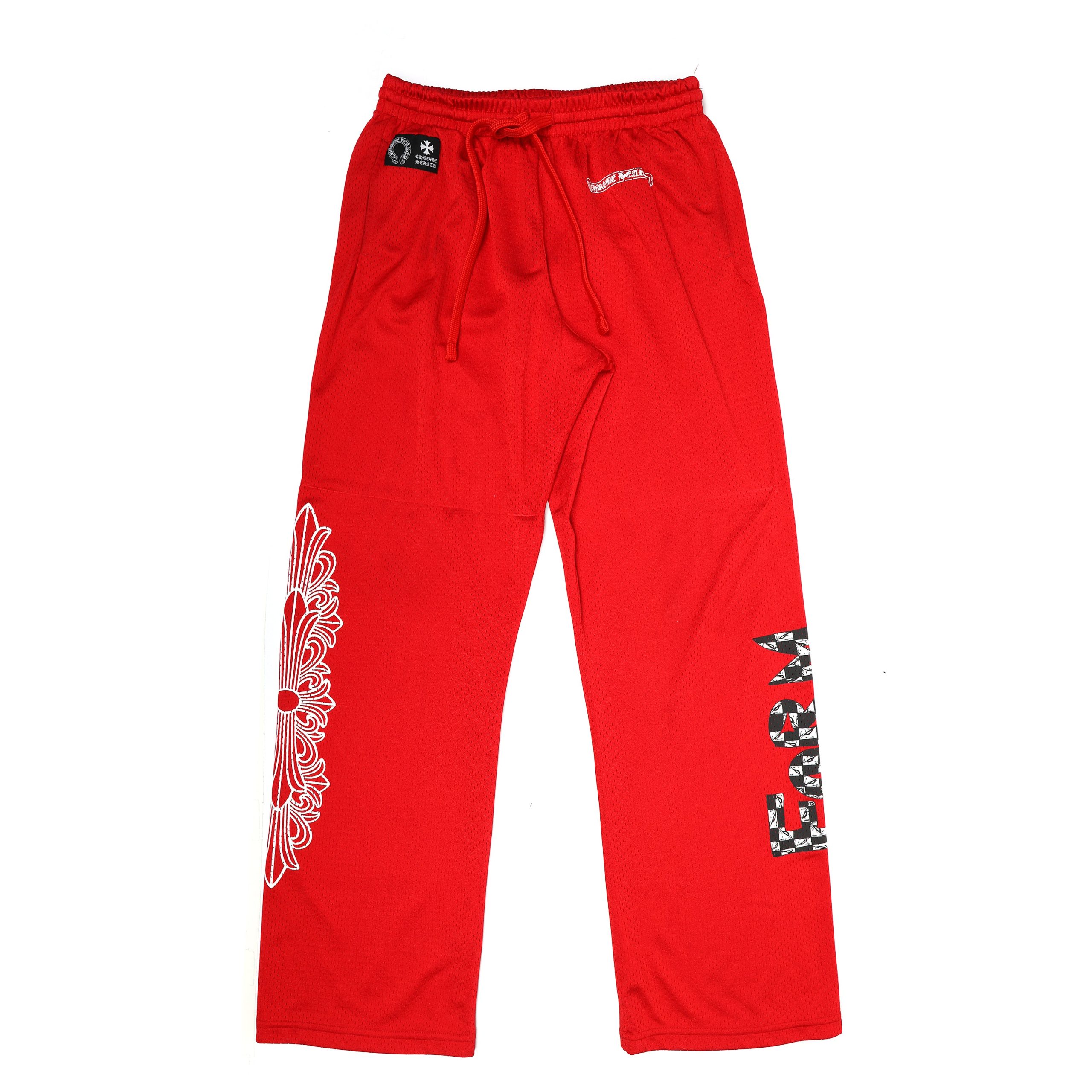 Chrome Hearts Matty Boy FORM Mesh Warm Up Pants Red (Small)