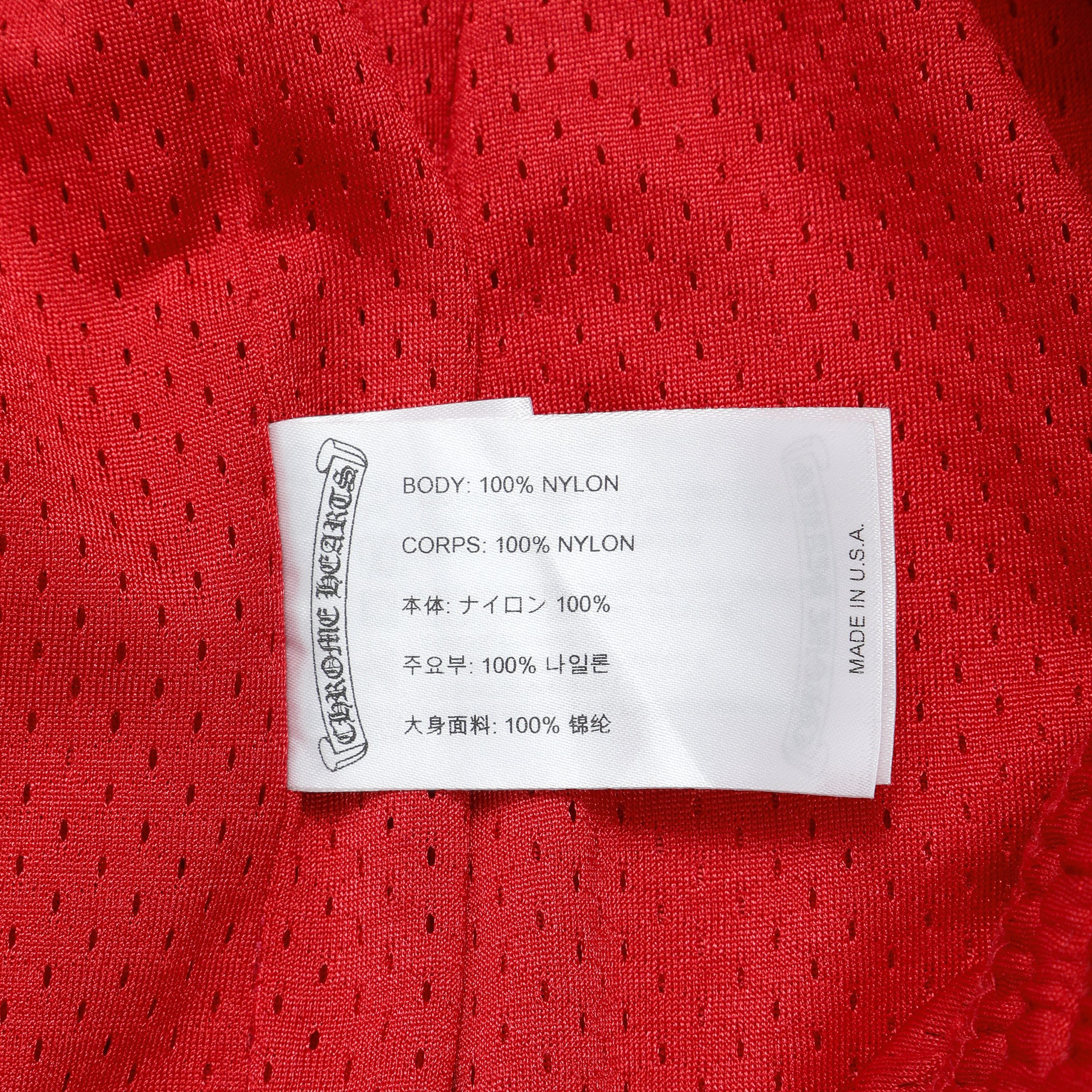 Chrome Hearts Matty Boy FORM Mesh Warm Up Pants Red (Small) - 图片 9