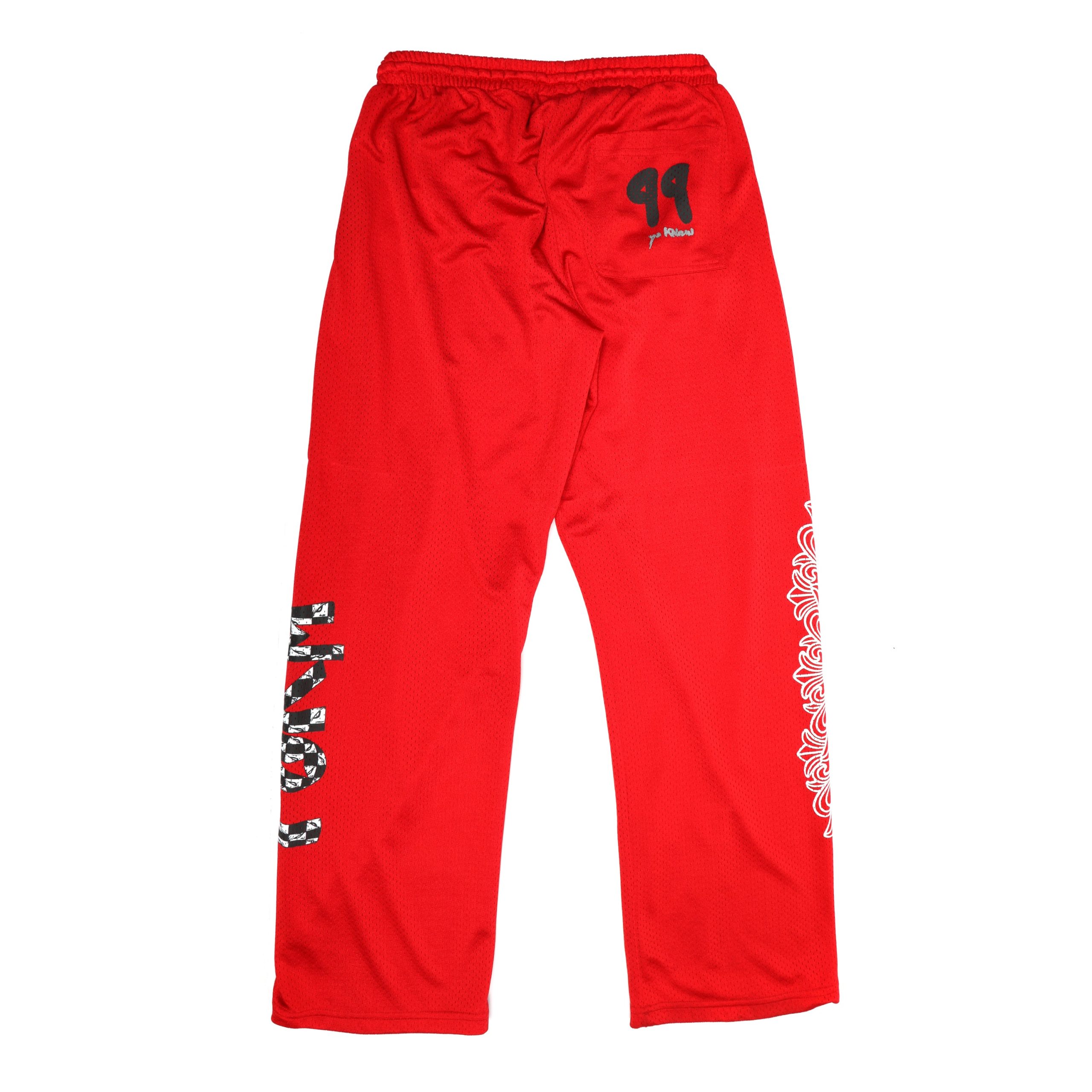 Chrome Hearts Matty Boy FORM Mesh Warm Up Pants Red (Small) - 图片 2