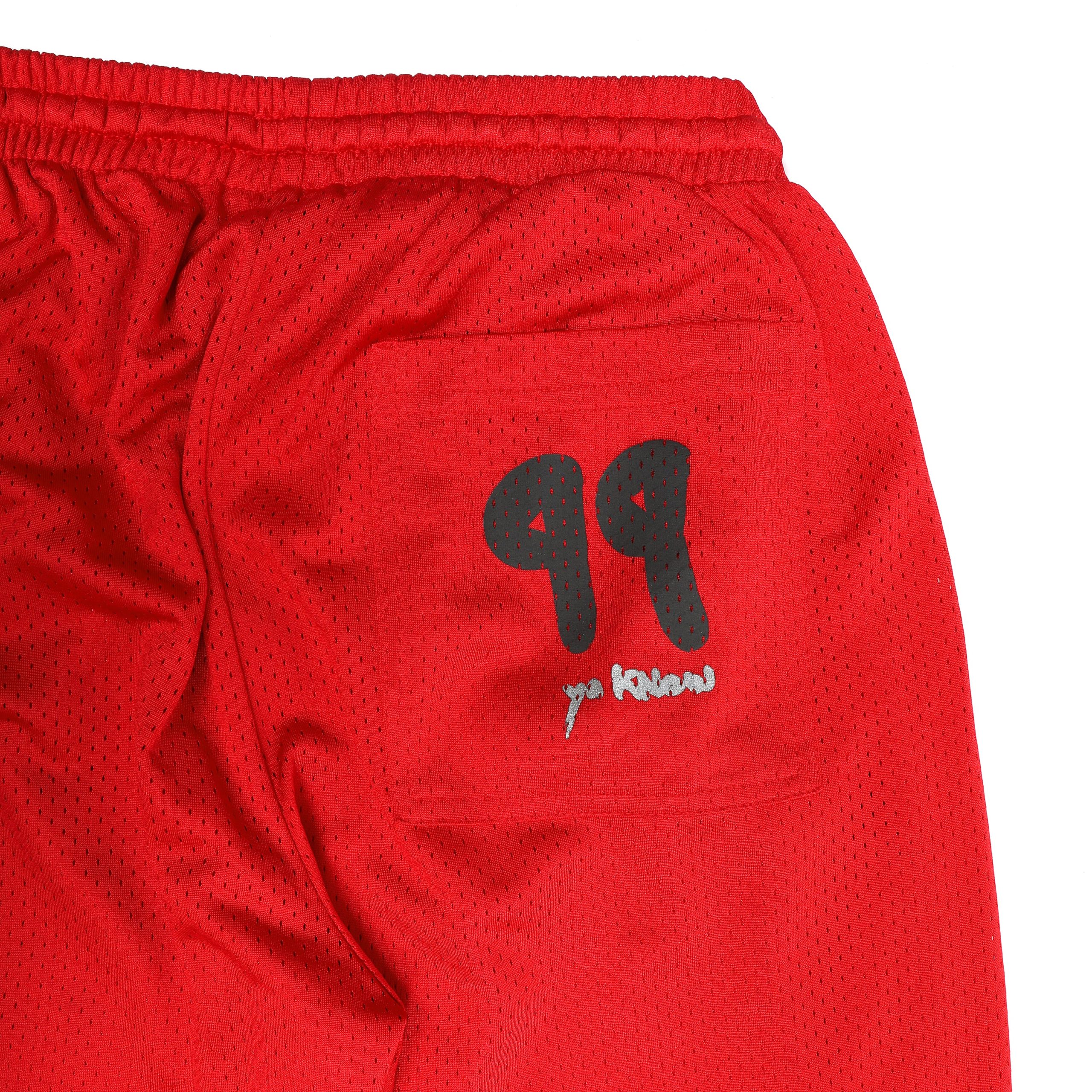 Chrome Hearts Matty Boy FORM Mesh Warm Up Pants Red (Small) - 图片 4
