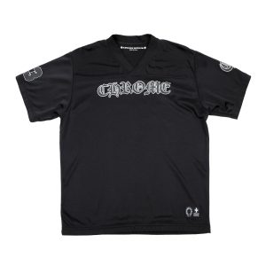 Chrome Hearts Mesh Black Stadium Football Jersey New (Large)