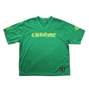 Chrome Hearts Mesh Stadium Football Jersey Green (Large)