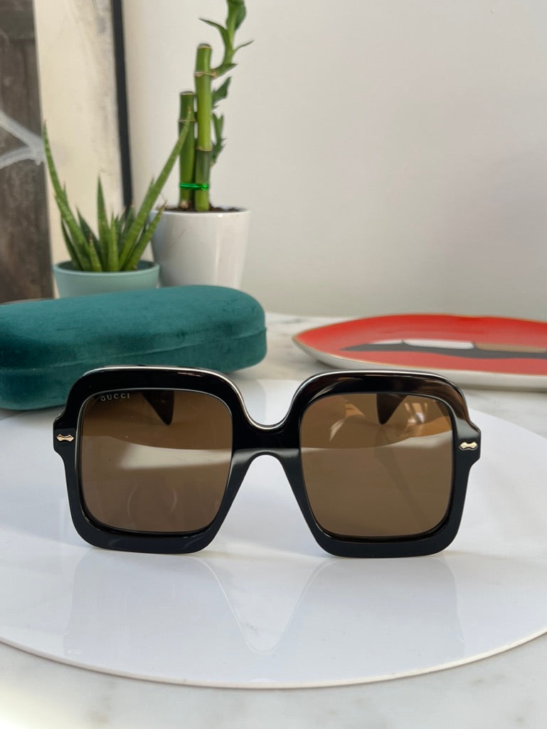 Gucci GG1241S Oversized Black Sunglasses - 图片 5