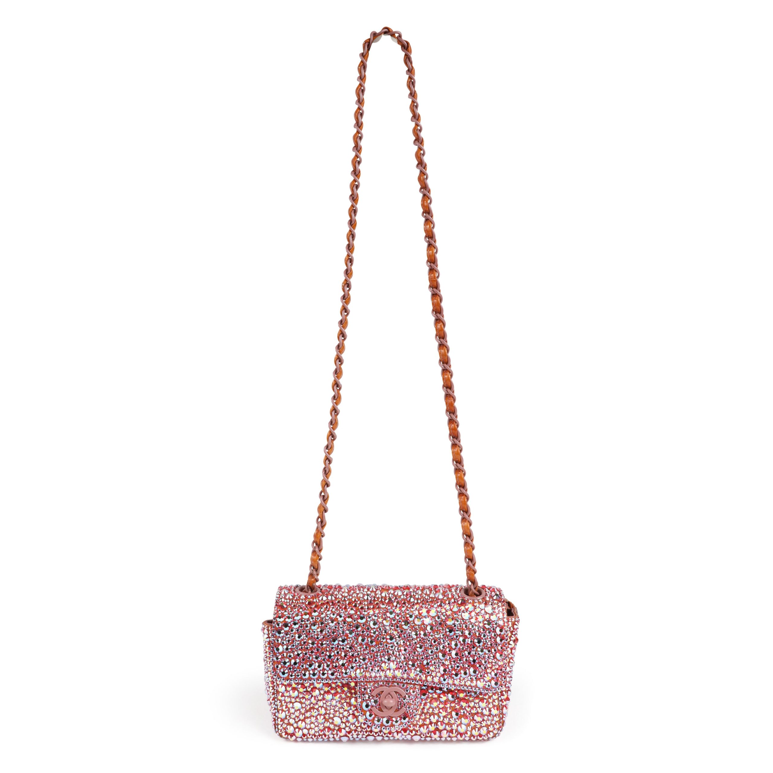 Chanel Mini Single Flap Classic w/Swarovski Pearls - 图片 2