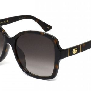 Gucci GG0765SA Marmont Logo Butterfly Sunglasses in Brown