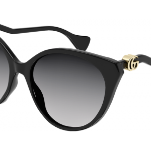 Gucci GG1011S Cat Eye Sunglasses in Black