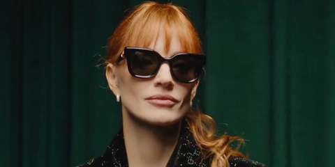 Gucci GG1828S Square Marmont Sunglasses in Black - 图片 2