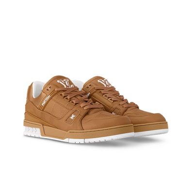 Louis Vuitton LV Trainer Sneaker Damier Cognac - 图片 4