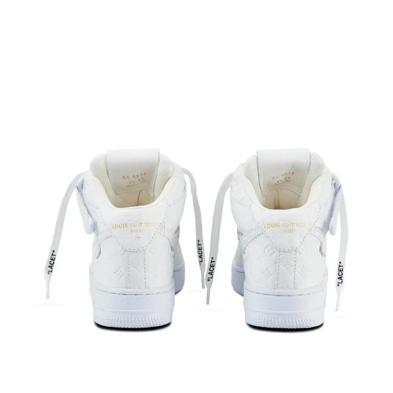 Louis Vuitton x Nike Air Force 1 Mid White - 图片 11