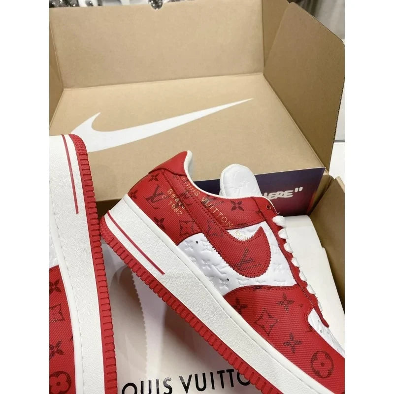 Louis Vuitton x Nike Air Force 1 Low By Virgil Abloh White/Red - 图片 12
