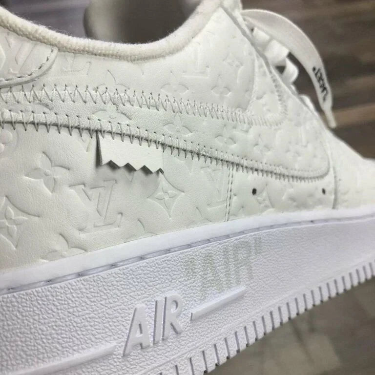 Louis Vuitton x Nike Air Force 1 Mid White - 图片 13