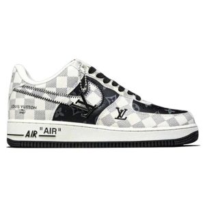 Louis Vuitton x Nike Air Force 1 Royal Black