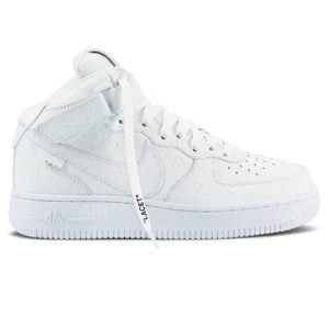 Louis Vuitton x Nike Air Force 1 Mid White